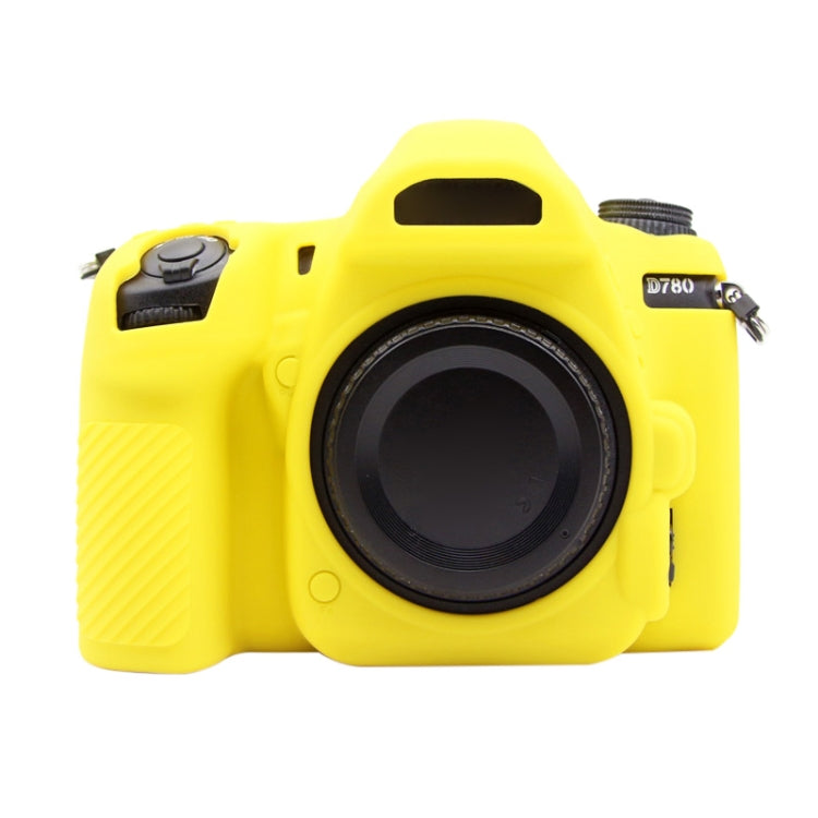 PULUZ Soft Silicone Protective Case for Nikon D780(Yellow) - Protective Case by PULUZ | Online Shopping South Africa | PMC Jewellery | Buy Now Pay Later Mobicred