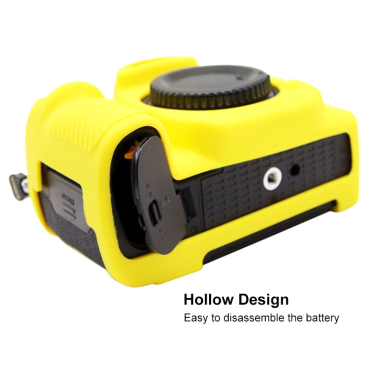 PULUZ Soft Silicone Protective Case for Nikon D780(Yellow) - free shipping - PMC TechLife - Order now!