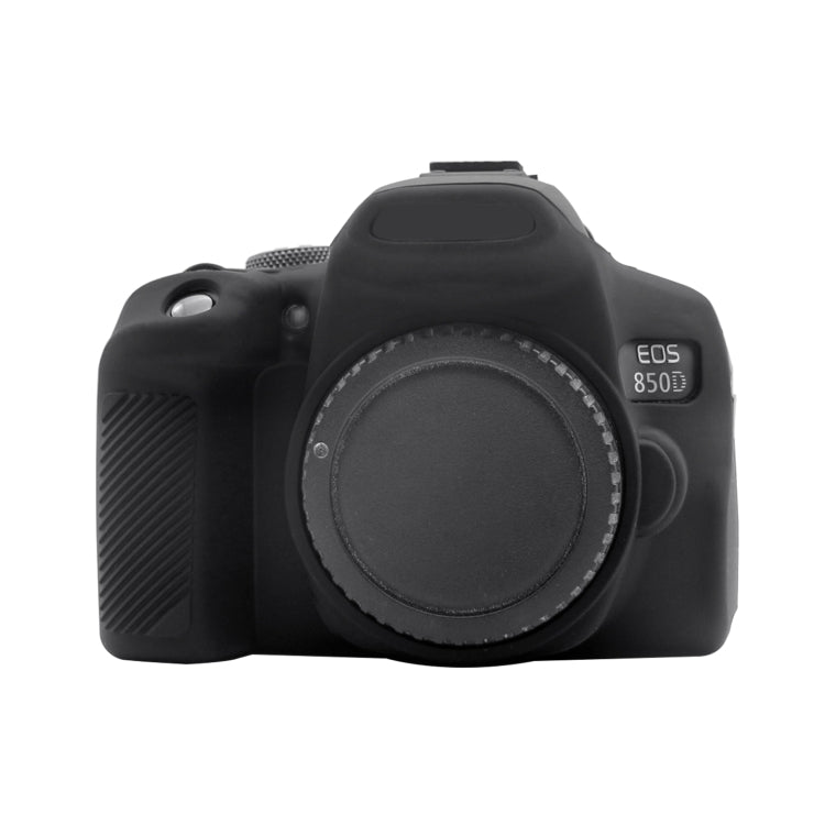 PULUZ Soft Silicone Protective Case for Canon EOS 850D(Black) - Protective Case by PULUZ | Online Shopping South Africa | PMC TechLife | Buy Now Pay Later Mobicred