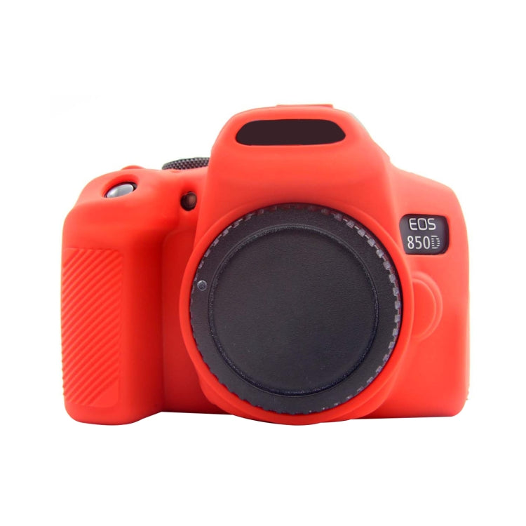 PULUZ Soft Silicone Protective Case for Canon EOS 850D(Red) - free shipping - PMC TechLife - Order now!