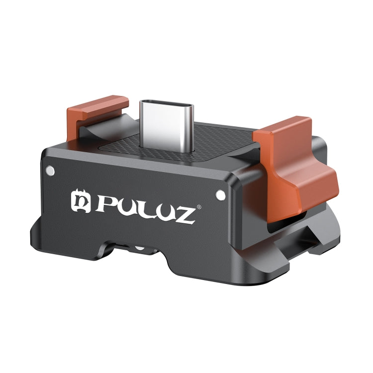 For DJI Osmo Pocket 3 PULUZ Type-C Charging Base Quick Release Mount Adapter (Black) - free shipping - PMC TechLife - Order now!
