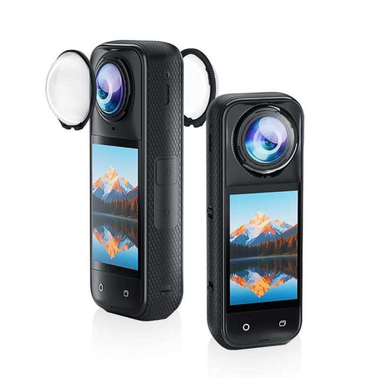 For Insta360 X5 PULUZ Standard Rotation PC Lens Guard  Protective Cover (Transparent) - free shipping - PMC TechLife - Order now!