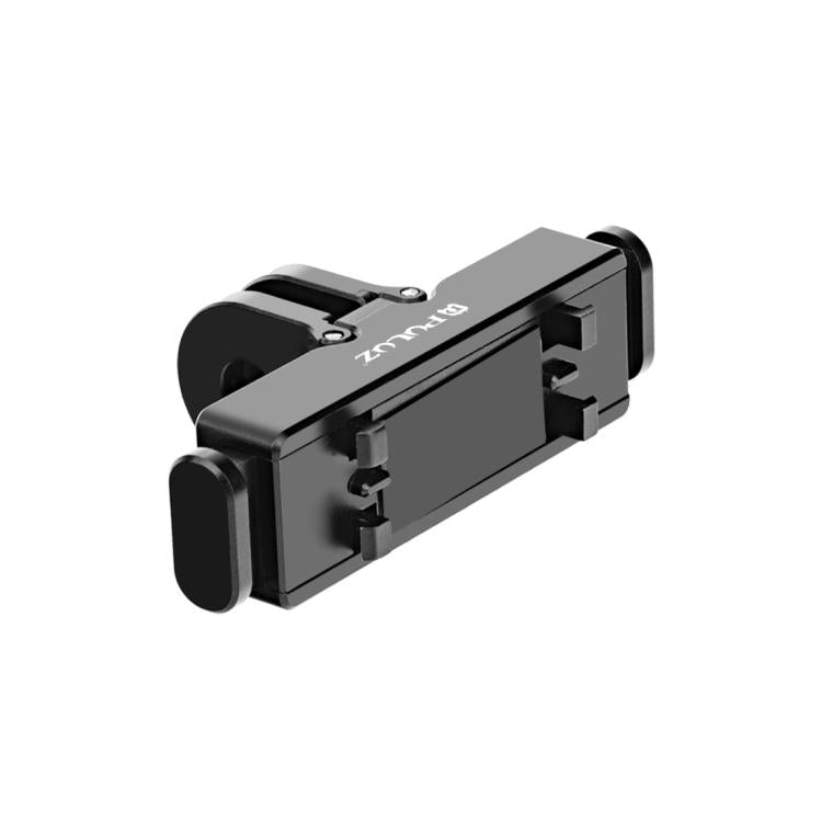 For Insta360 X5 / Ace Pro / Pro 2 PULUZ Aviation Aluminum Quick Release Base Adapter Bracket (Black) - free shipping - PMC TechLife - Order now!