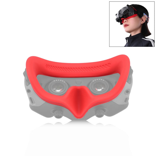 For DJI Avata Goggles 2 PULUZ Flying Eye Mask Silicone Protective Case(Red) -  by PULUZ | Online Shopping South Africa | PMC Jewellery | Buy Now Pay Later Mobicred