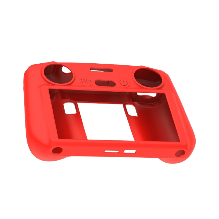 For DJI Mini 4 Pro / Air 3 Remote Control / DJI RC 2 with Screen PULUZ Silicone Protective Case (Red) - Carry Cases & Bags by PULUZ | Online Shopping South Africa | PMC Jewellery | Buy Now Pay Later Mobicred