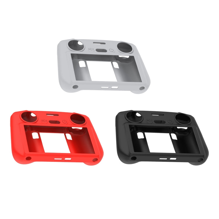 For DJI Mini 4 Pro / Air 3 Remote Control / DJI RC 2 with Screen PULUZ Silicone Protective Case (Grey) - Others by PULUZ | Online Shopping South Africa | PMC TechLife