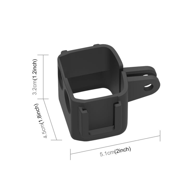 For DJI OSMO Pocket 3 PULUZ Protection Frame Cage Expansion Adapter Bracket (Black) - Mount & Holder by PULUZ | Online Shopping South Africa | PMC Jewellery