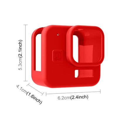 For GoPro Hero11 Black Mini PULUZ Silicone Protective Case(Red) - Silicone Cases by PULUZ | Online Shopping South Africa | PMC Jewellery | Buy Now Pay Later Mobicred