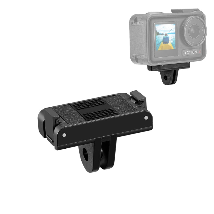 For DJI Osmo Action 5 Pro / 4 / 3 PULUZ Magnetic Quick Release Base Expansion Mount (Black) - Mount & Holder by PULUZ | Online Shopping South Africa | PMC Jewellery | Buy Now Pay Later Mobicred