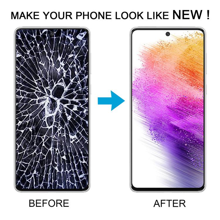 For Samsung Galaxy A73 5G SM-A736B OLED LCD Screen Digitizer Full Assembly with Frame (Silver) - free shipping - PMC TechLife - Order now!