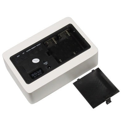 3 in 1 Wooden Clock (Alternately display time, month & date and temperature), White(White) - Novelty Clock by PMc TechLife | Online Shopping South Africa | PMc TechLife | Buy Now Pay Later Mobicred