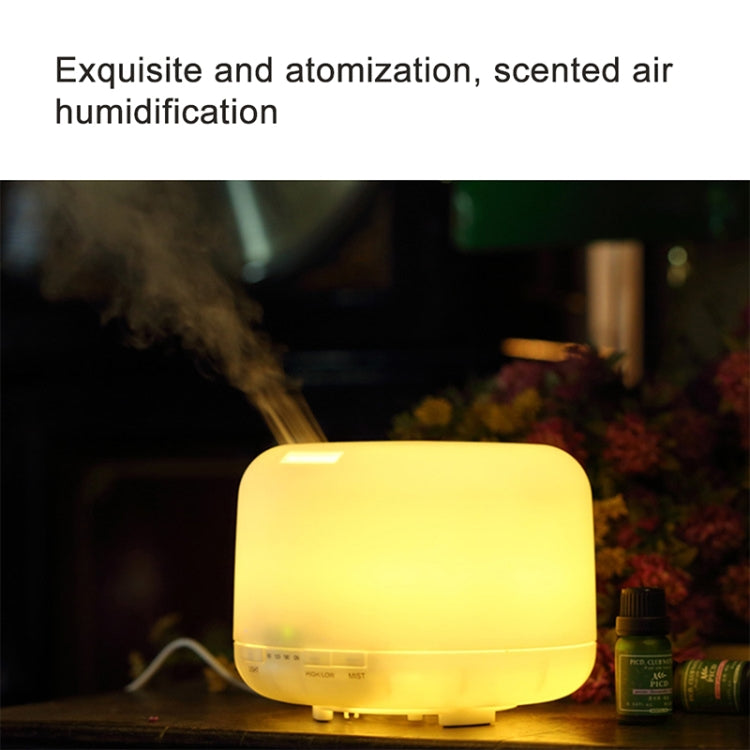 Ultrasonic Aroma Diffuser with Colorful LED Lights (US Plug)(White) - Air Purifiers & Accessories by PMC Jewellery | Online Shopping South Africa | PMC Jewellery | Buy Now Pay Later Mobicred