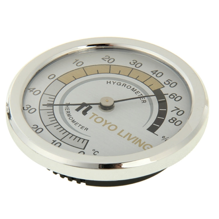 Indoor Thermometer and Hygrometer (TH123)(Silver) - Indoor Thermometer by PMC Jewellery | Online Shopping South Africa | PMC Jewellery | Buy Now Pay Later Mobicred