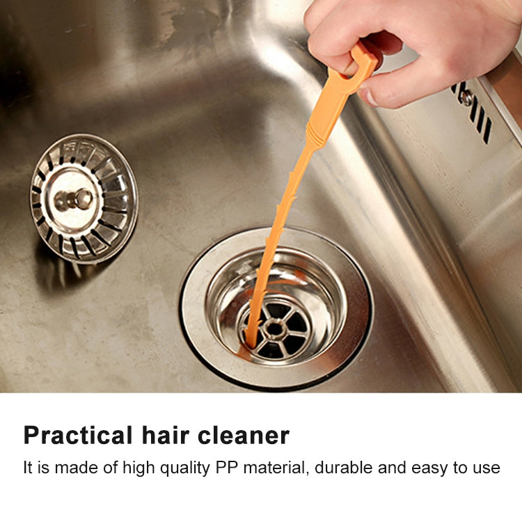 Drain & Hair Removal Tool Drain Dredge Pipe Sewer Cleaner Hook(Orange) - Others by PMC Jewellery | Online Shopping South Africa | PMC Jewellery | Buy Now Pay Later Mobicred