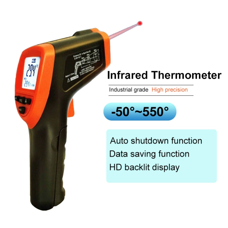 DT-8380 Infrared Thermometer, Temperature Range: -50 - 550 Degrees Celsius, Distance range: 35cm - Digital Thermometer by PMC Jewellery | Online Shopping South Africa | PMC Jewellery | Buy Now Pay Later Mobicred