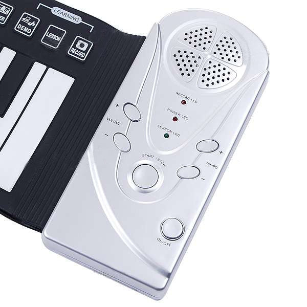 Portable Roll-up 49-Key Soft Keyboard Piano - free shipping - PMC Jewellery - Order now!