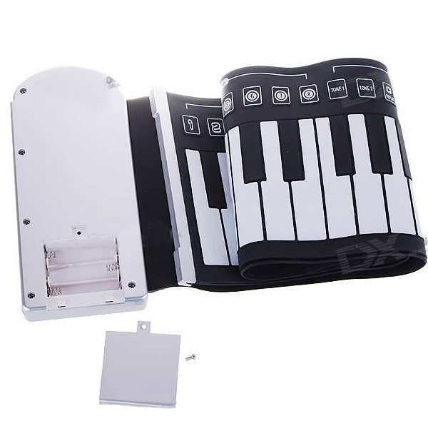 Portable Roll-up 49-Key Soft Keyboard Piano - free shipping - PMC Jewellery - Order now!
