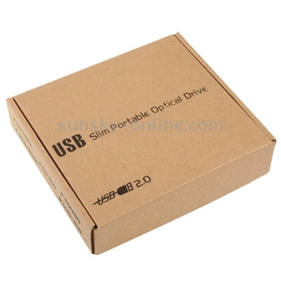 Laptop USB 2.0 Slim Portable Optical DVD / CD Rewritable Drive (SATA) - Rewritable Drive by PMC Jewellery | Online Shopping South Africa | PMC Jewellery | Buy Now Pay Later Mobicred