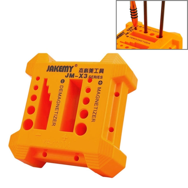 JAKEMY JM-X3 Magnetizer/Demagnetizer with Screwdriver Holes, Size: Large - Magnetizer Demagnetizer Tool by JAKEMY | Online Shopping South Africa | PMC Jewellery | Buy Now Pay Later Mobicred