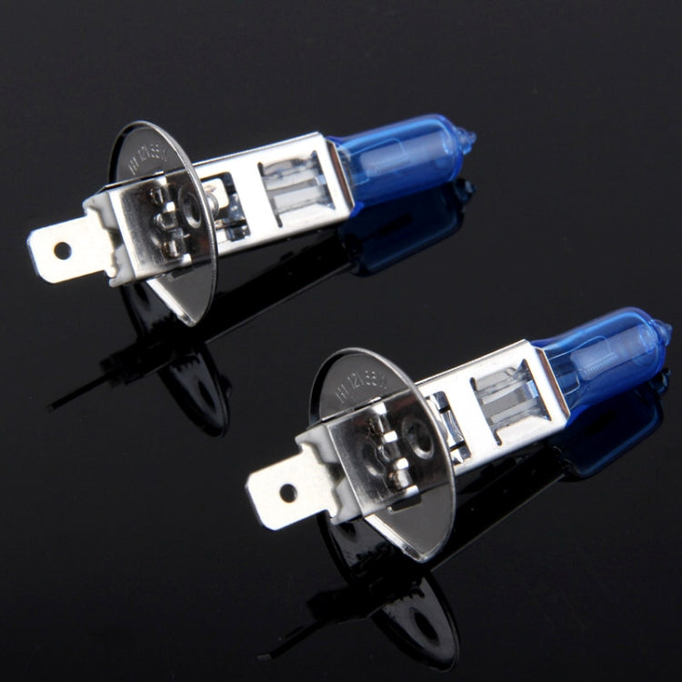 Halogen Bulb, Super White Car Headlight Bulb, 12 V / 55W, 6000K 1700 LM (Pair) - Halogen Lights by PMC TechLife | Online Shopping South Africa | PMC TechLife | Buy Now Pay Later Mobicred