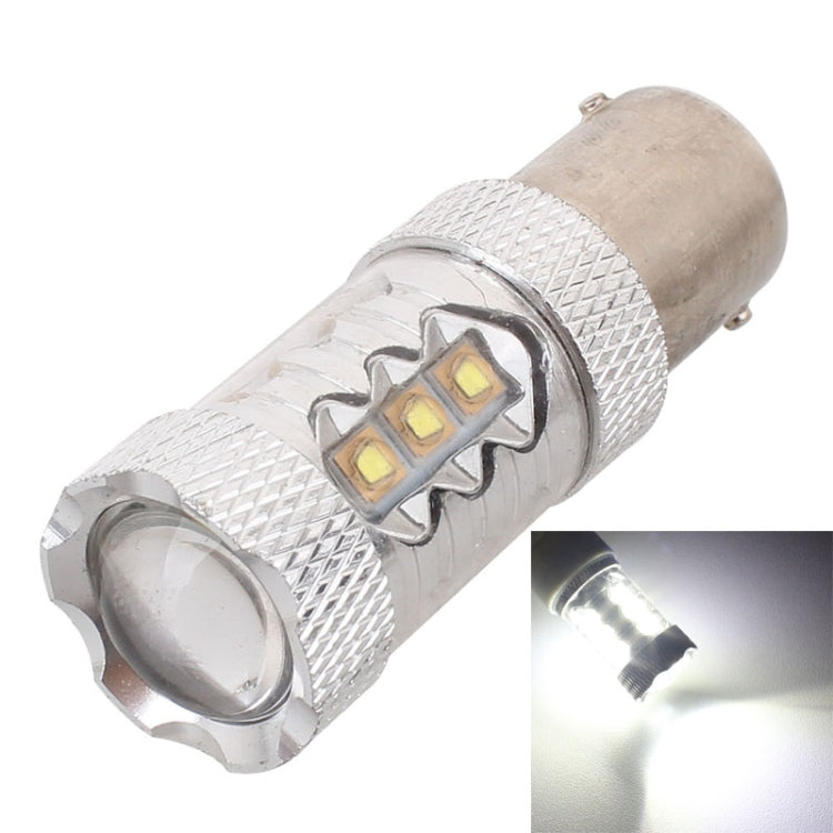 1156/BA15S 80W 800LM 6500K White Light 16-3535-LEDs Car Backup Light , Constant Current , DC12-24V - Brake Lights by PMC TechLife | Online Shopping South Africa | PMC TechLife | Buy Now Pay Later Mobicred