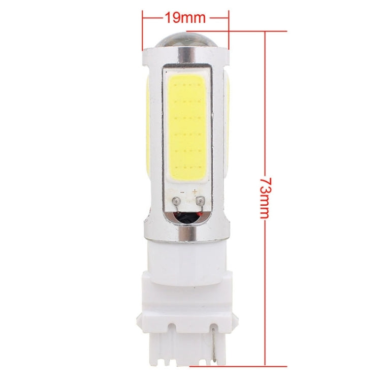 2PCS T25 Single Wire 1250LM 20W + 5W 5 x COB LED White Light Car Rear Fog Lamp Bulb, DC 12V - Brake Lights by PMC Jewellery | Online Shopping South Africa | PMC Jewellery | Buy Now Pay Later Mobicred