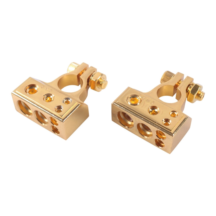 Positive & Negative Set 0 / 4 / 8 AWG Car Battery Terminals - Booster Cable & Clip by PMC Jewellery | Online Shopping South Africa | PMC Jewellery | Buy Now Pay Later Mobicred