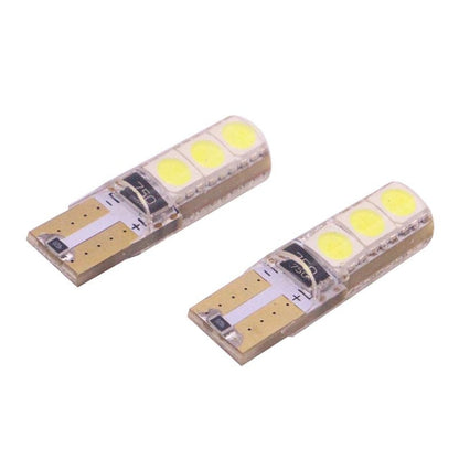 2 PCS T10 2W 120-140LM 6 LED Ice Blue 5050 LED Brake Light for Vehicles, DC12V - Clearance Lights by PMC Jewellery | Online Shopping South Africa | PMC Jewellery | Buy Now Pay Later Mobicred