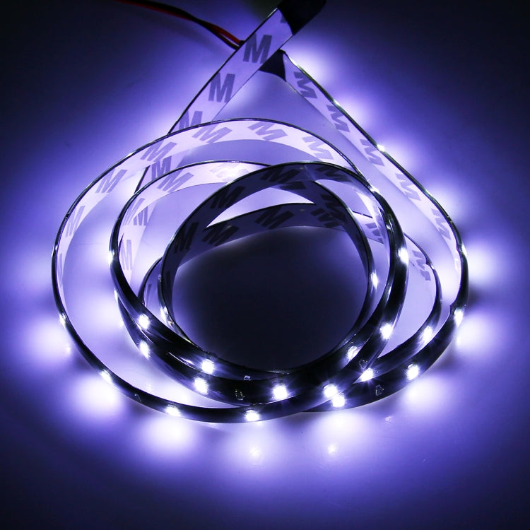 5 PCS 120cm 60 LED Waterproof Flexible Car Strip Light, DC 12V(White Light) - free shipping - PMC TechLife - Order now!