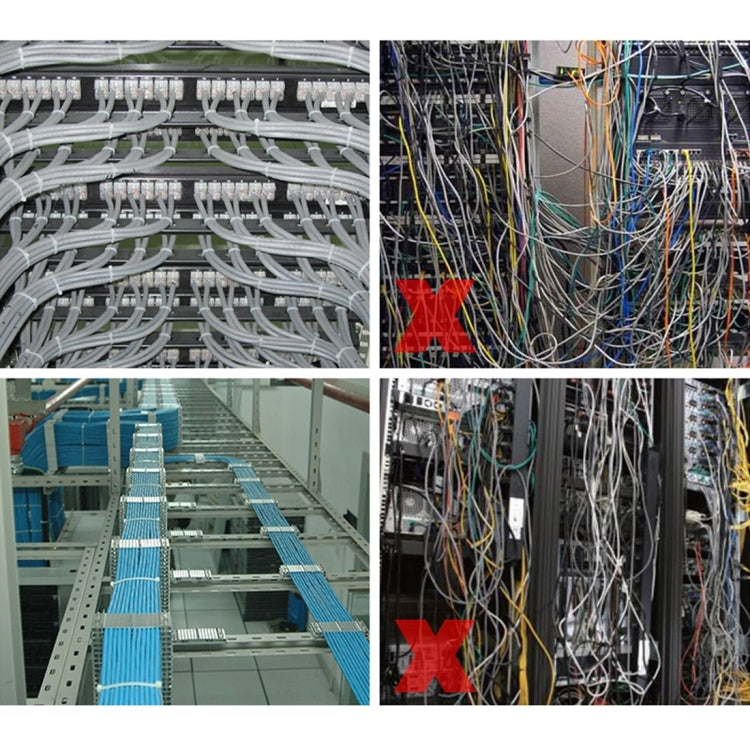 500 PCS 3 x 150mm Self-Locking Nylon Cable Wire Zip Ties(White) - Booster Cable & Clip by PMC TechLife | Online Shopping South Africa | PMC TechLife | Buy Now Pay Later Mobicred