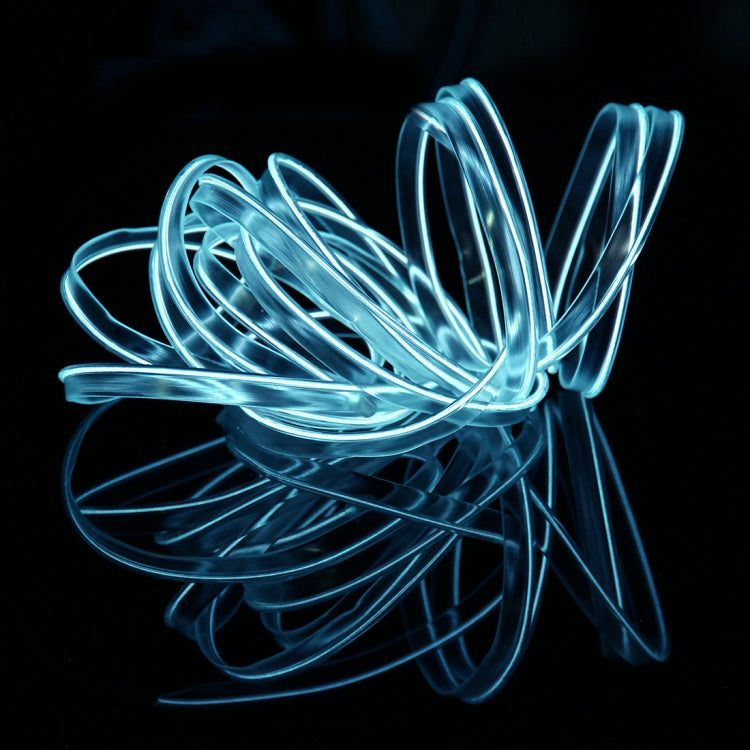 Waterproof Flat Flexible Car Strip Light with Driver for Car Decoration, Length: 5m (Ice Blue Light) - Atmosphere lights by PMC TechLife | Online Shopping South Africa | PMC TechLife | Buy Now Pay Later Mobicred