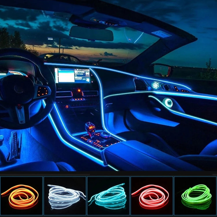 Waterproof Flat Flexible Car Strip Light with Driver for Car Decoration, Length: 5m (Ice Blue Light) - Atmosphere lights by PMC TechLife | Online Shopping South Africa | PMC TechLife | Buy Now Pay Later Mobicred