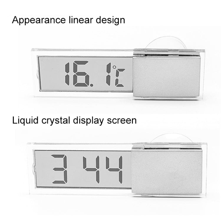 K-036 LCD Car Thermometer with Sucker - Clocks & Car Meters by PMC TechLife | Online Shopping South Africa | PMC TechLife | Buy Now Pay Later Mobicred