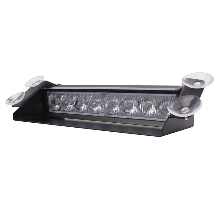 8W 800LM 8-LED White + Yellow Light 3-Modes Adjustable Angle Car Strobe Flash Dash Emergency Light Warning Lamp with Suckers, DC 12V - Warning Lights by PMC TechLife | Online Shopping South Africa | PMC TechLife | Buy Now Pay Later Mobicred