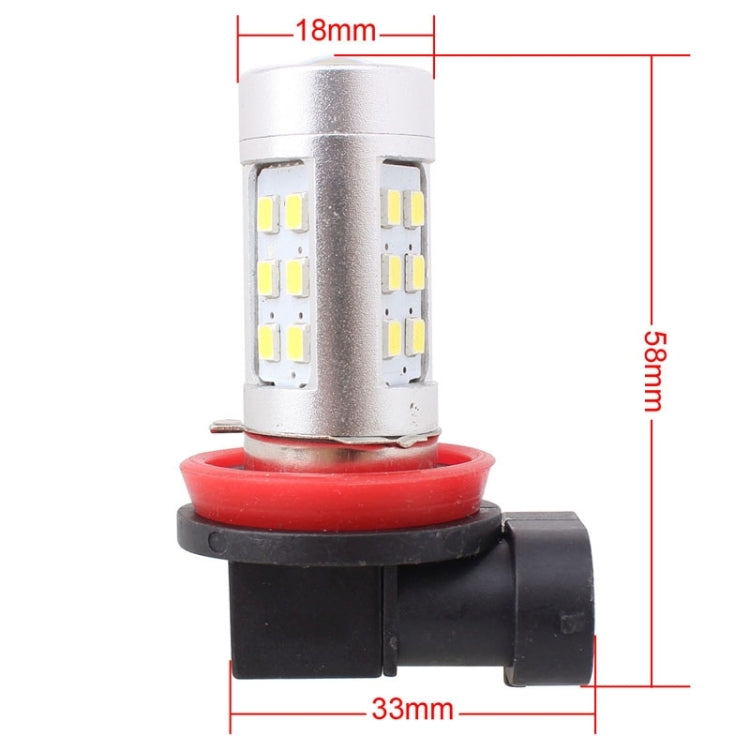 2 PCS H11 4.2W 630LM White Light 21 LED 2835 SMD Car Front Fog Light Lamp Bulb, DC 12V - Fog / Driving Lights by PMC Jewellery | Online Shopping South Africa | PMC Jewellery | Buy Now Pay Later Mobicred