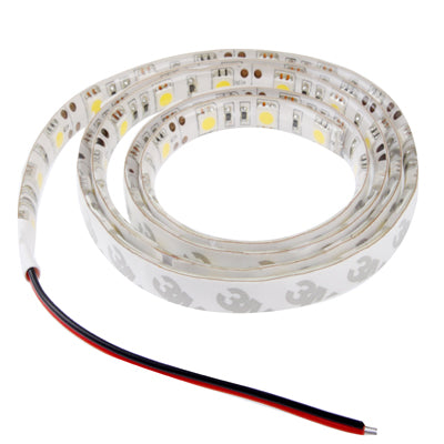 Warm White 60 LED 5050 SMD Waterproof Flexible Car Strip Light, DC 12V, Length: 1m - Decorative Lights by PMC Jewellery | Online Shopping South Africa | PMC Jewellery | Buy Now Pay Later Mobicred