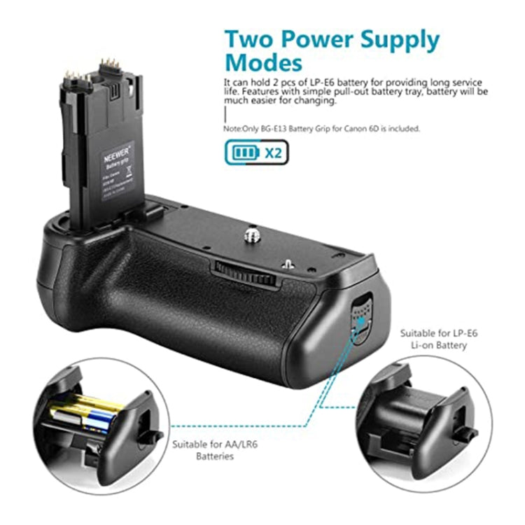 Battery Grip for Canon 6D - free shipping - PMC TechLife - Order now!