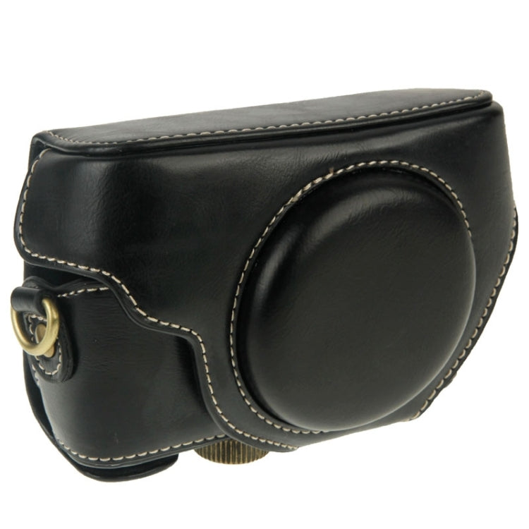 Retro Style PU Leather Camera Case Bag with Strap for Sony RX100 M3 / M4 / M5(Black) - free shipping - PMC TechLife - Order now!