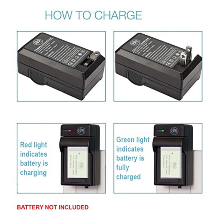 Digital Camera Battery Charger for Panasonic D08S/ 16S/ 28S/ D120/ 220/ 320(Black) - free shipping - PMC TechLife - Order now!