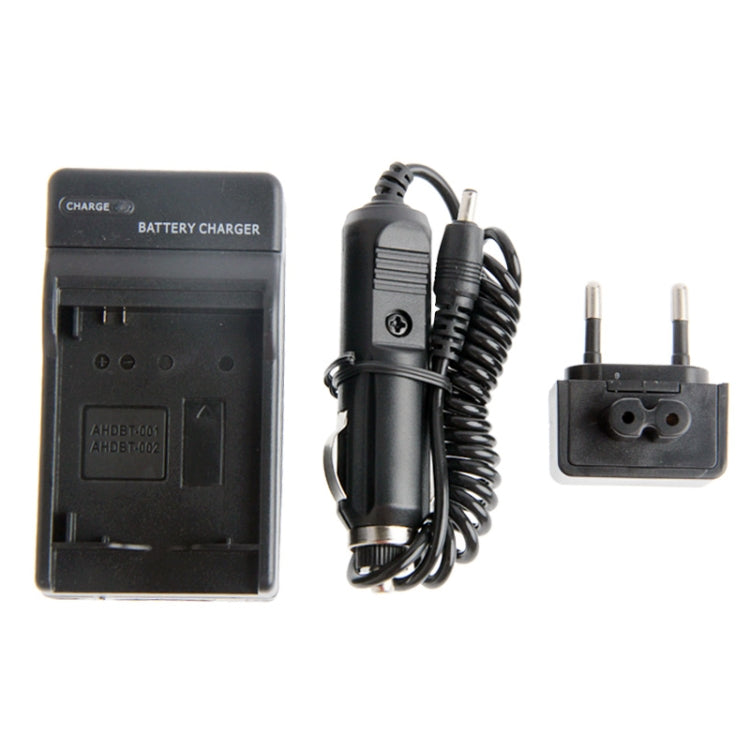 2 in 1 Digital Camera Battery Charger for Gopro Hero 2 AHDBT-001 / AHDBT-002(Black) - Charger by PMC Jewellery | Online Shopping South Africa | PMC Jewellery | Buy Now Pay Later Mobicred