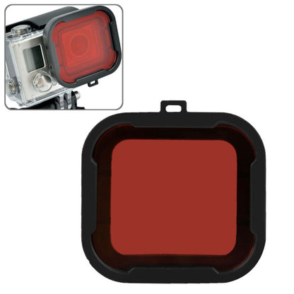 Polar Pro Aqua Cube Snap-on Dive Housing Filter for GoPro HERO4 /3+(Red) - Lens Filter by PMC Jewellery | Online Shopping South Africa | PMC Jewellery | Buy Now Pay Later Mobicred