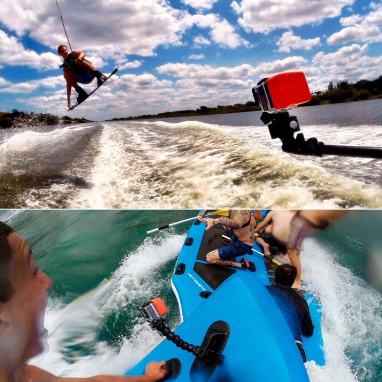 Backdoor Floaty Sponge with Sticker for GoPro Hero12 Black / Hero11 /10 /9 /8 /7 /6 /5, Insta360 Ace / Ace Pro, DJI Osmo Action 4 and Other Action Cameras(Red) - Floaty Sponge by PMC Jewellery | Online Shopping South Africa | PMC Jewellery | Buy Now Pay Later Mobicred