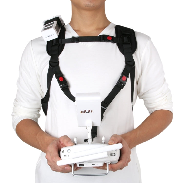 Shoulder Backpack Carry Case Multipurpose Bag Neck Strap Belt for Dji Phantom 3 / 2 / 1 / Vision+, Carry Available for Quadcopter, Remote Controller, Battery, Propellers(Black) -  by PMC Jewellery | Online Shopping South Africa | PMC Jewellery | Buy Now Pay Later Mobicred