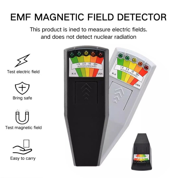 5-LED Electromagnetic Radiation Detector EMF Meter Tester - Radiation Detector by PMC Jewellery | Online Shopping South Africa | PMC Jewellery