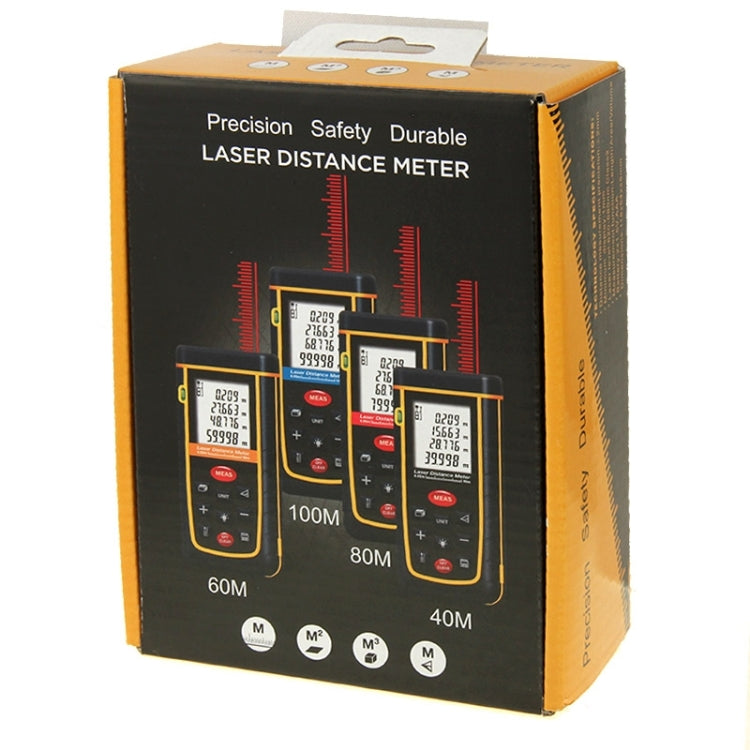 RZ-A40 1.9 inch LCD 40m Hand-held Laser Distance Meter with Level Bubble - Laser Rangefinder by PMC TechLife | Online Shopping South Africa | PMC TechLife | Buy Now Pay Later Mobicred
