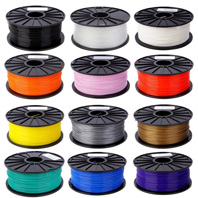 ABS 1.75 mm Color Series 3D Printer Filaments, about 395m(Transparent) - free shipping - PMC TechLife - Order now!