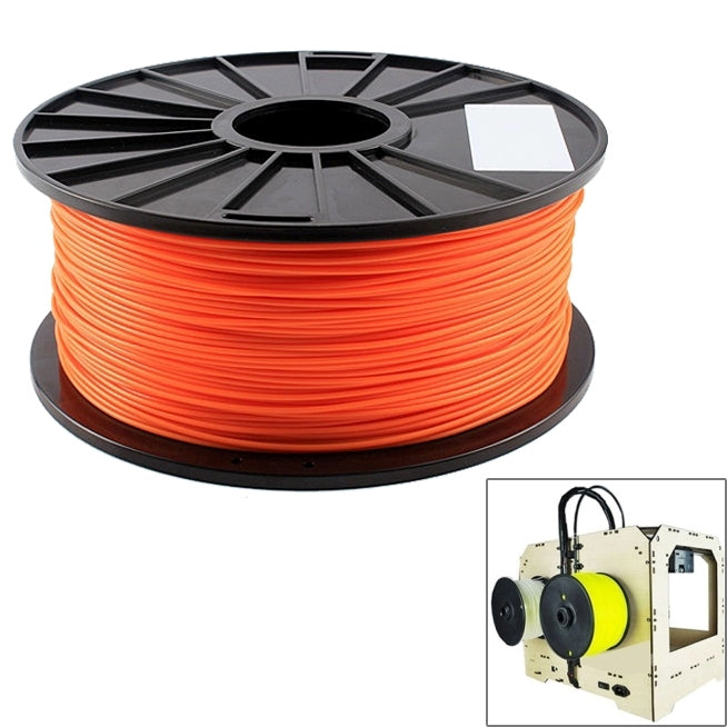 PLA 3.0 mm Fluorescent 3D Printer Filaments, about 115m(Orange) - Consumables by PMC Jewellery | Online Shopping South Africa | PMC Jewellery | Buy Now Pay Later Mobicred