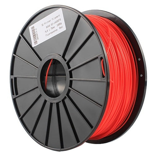 PLA 3.0 mm Fluorescent 3D Printer Filaments, about 115m(Red) - Consumables by PMC TechLife | Online Shopping South Africa | PMC TechLife | Buy Now Pay Later Mobicred