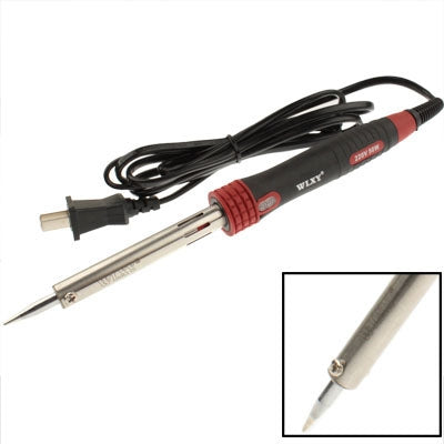 WLXY 220V 80W Comfortable Rubber Handle Welding Manual Electric Iron Tool - Electric Soldering Iron by WLXY | Online Shopping South Africa | PMC Jewellery | Buy Now Pay Later Mobicred