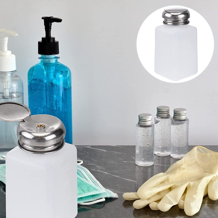 250ml Push Down Alcohol and Liquid Container Bottle(White) - Others by PMC TechLife | Online Shopping South Africa | PMC TechLife